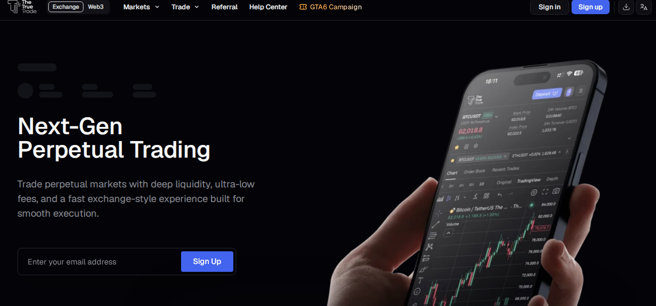 the true trade home page